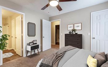 Spacious bedrooms